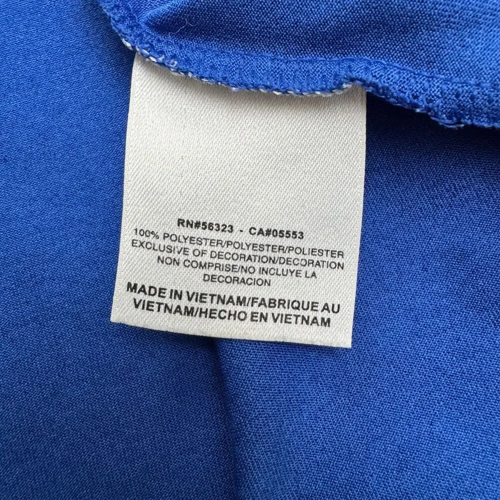 Nike Dri-FIT Sleeveless Training Tank Top Men XL Blue Active Shirt Swoosh GUC